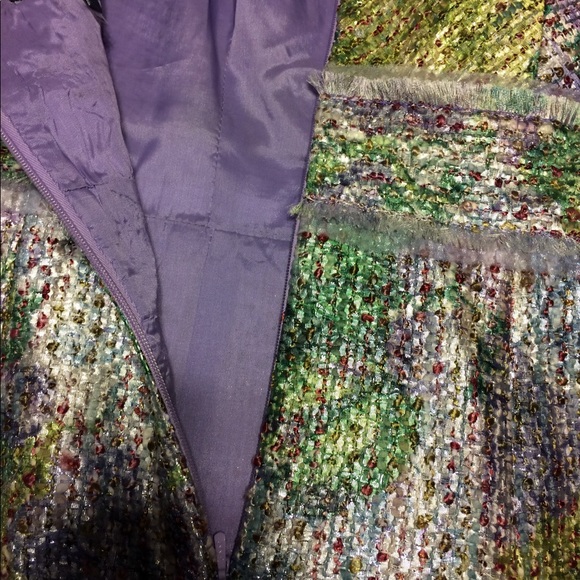 THEIA knee length Cocktail dress.  size - 2 - Picture 7 of 8